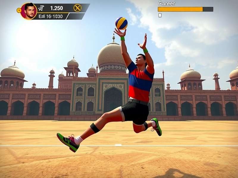 Taj Volley Elite Ruler gameplay screenshot
